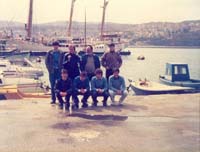 Kopar 1986. Marko Perinovic_Ivica Ivcic_Dragimir Zuvanic_Veljko Zuvanic_Bogdan Milin_Tomislav Antisin_Tomislav Kanjer_Dino Zuvanic